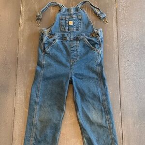 Carhartt Kids Blue Denim Overalls